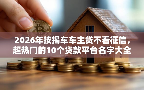 2026年按揭车车主贷不看征信，超热门的10个贷款平台名字大全推荐
