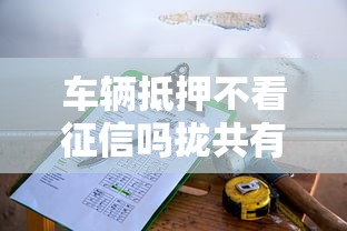 车辆抵押不看征信吗拢共有哪些选择？5个借款平台借钱容易详解