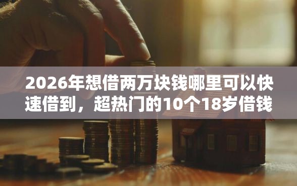 2026年想借两万块钱哪里可以快速借到,超热门的10个18岁借钱平台推荐 2026年想借两万块钱哪里可以快速借到,超热门的10个18岁借钱平台推荐