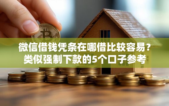 微信借钱凭条在哪借比较容易?类似强制下款的5个口子参考 微信借钱凭条在哪借比较容易?类似强制下款的5个口子参考
