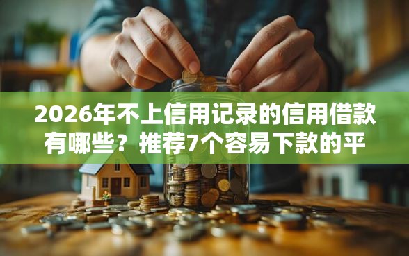 2026年不上信用记录的信用借款有哪些？推荐7个容易下款的平台