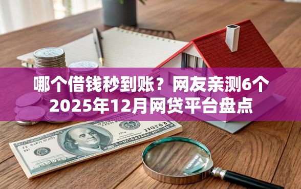 哪个借钱秒到账？网友亲测6个2025年12月网贷平台盘点