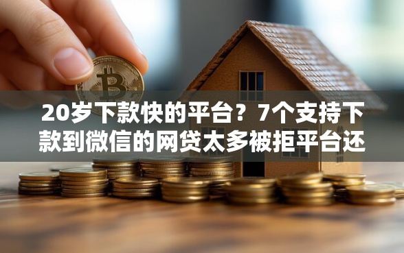 20岁下款快的平台？7个支持下款到微信的网贷太多被拒平台还能贷