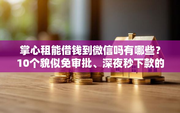 掌心租能借钱到微信吗有哪些？10个貌似免审批、深夜秒下款的口子合集
