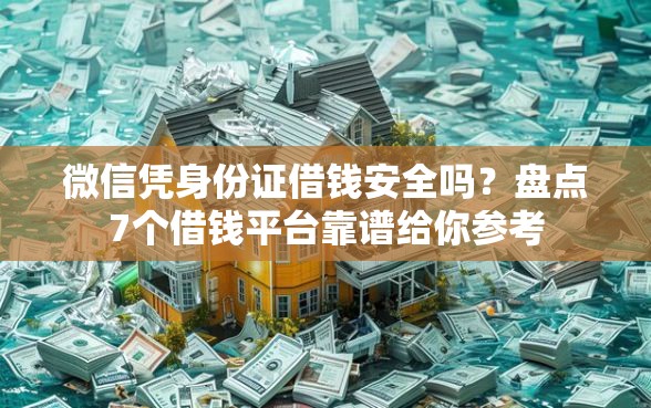 微信凭身份证借钱安全吗？盘点7个借钱平台靠谱给你参考