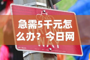 急需5千元怎么办？今日网贷试试这6个无门槛平台