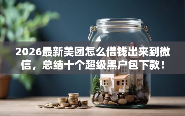 2026最新美团怎么借钱出来到微信,总结十个超级黑户包下款! 2026最新美团怎么借钱出来到微信,总结十个超级黑户包下款!