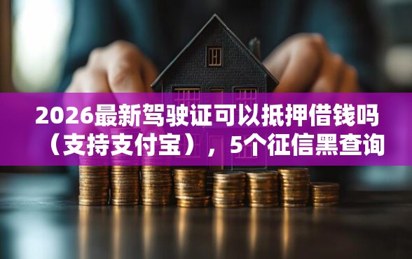 2026最新驾驶证可以抵押借钱吗（支持支付宝），5个征信黑查询多网贷多负债高还能百分百下款平台无私分享