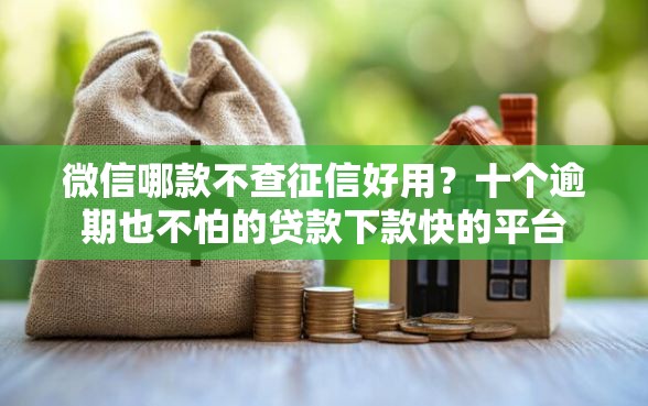 微信哪款不查征信好用？十个逾期也不怕的贷款下款快的平台