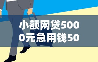 小额网贷5000元急用钱5000快审快贷无需征信口子，借钱抵押安全吗的6个平台介绍