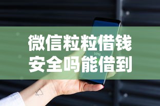 微信粒粒借钱安全吗能借到钱吗？10000元无门槛借款6个平台推荐