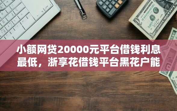 小额网贷20000元平台借钱利息最低，浙享花借钱平台黑花户能百分百下款吗的5个平台介绍