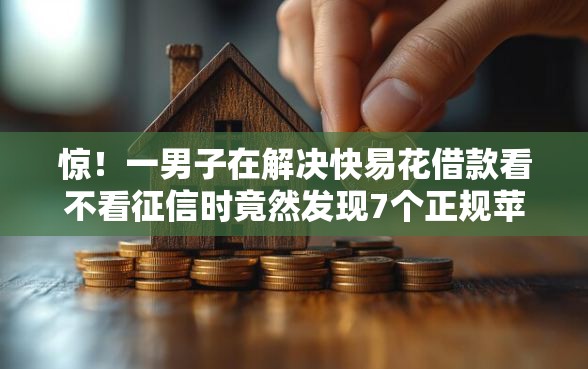 惊！一男子在解决快易花借款看不看征信时竟然发现7个正规苹果id贷必下口子，事后分享了出来