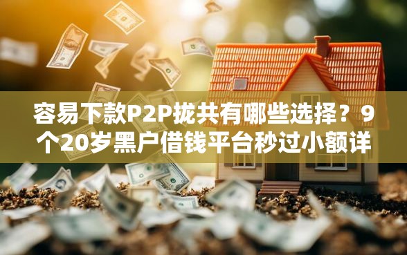 容易下款P2P拢共有哪些选择?9个20岁黑户借钱平台秒过小额详解 容易下款P2P拢共有哪些选择?9个20岁黑户借钱平台秒过小额详解