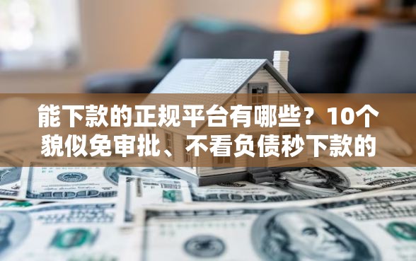 能下款的正规平台有哪些?10个貌似免审批、不看负债秒下款的网贷平台合集 能下款的正规平台有哪些?10个貌似免审批、不看负债秒下款的网贷平台合集