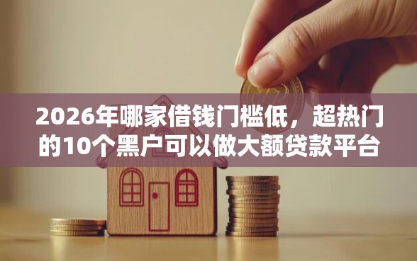 2026年哪家借钱门槛低,超热门的10个黑户可以做大额贷款平台推荐 2026年哪家借钱门槛低,超热门的10个黑户可以做大额贷款平台推荐