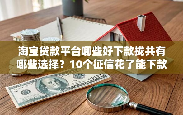 淘宝贷款平台哪些好下款拢共有哪些选择？10个征信花了能下款的平台详解