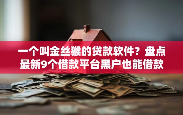 一个叫金丝猴的贷款软件？盘点最新9个借款平台黑户也能借款