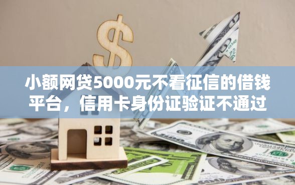 小额网贷5000元不看征信的借钱平台，信用卡身份证验证不通过的7个平台介绍
