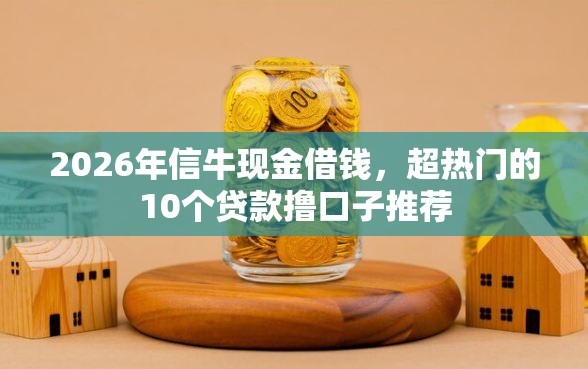 2026年信牛现金借钱，超热门的10个贷款撸口子推荐