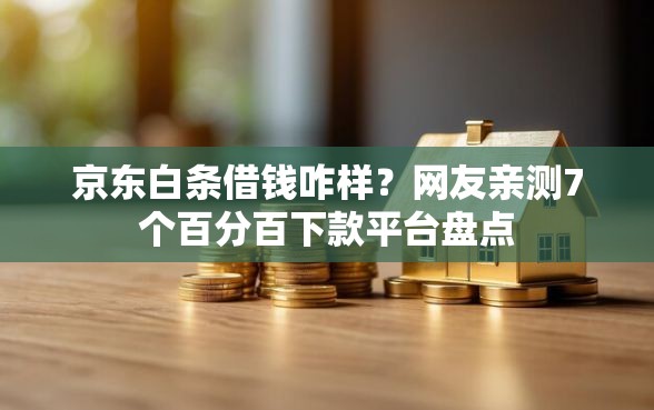 京东白条借钱咋样？网友亲测7个百分百下款平台盘点