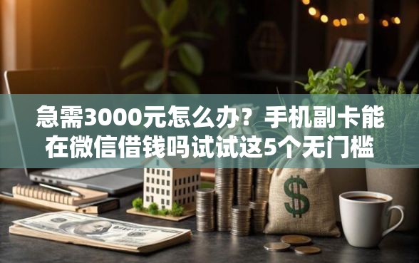 急需3000元怎么办？手机副卡能在微信借钱吗试试这5个无门槛平台