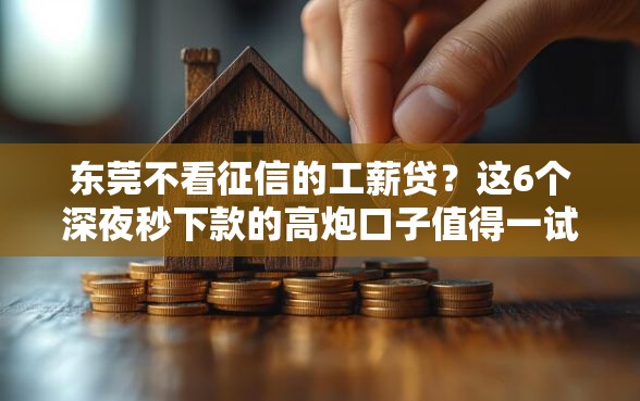 东莞不看征信的工薪贷?这6个深夜秒下款的高炮口子值得一试 东莞不看征信的工薪贷?这6个深夜秒下款的高炮口子值得一试