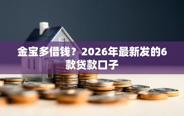 金宝多借钱?2026年最新发的6款贷款口子 金宝多借钱?2026年最新发的6款贷款口子