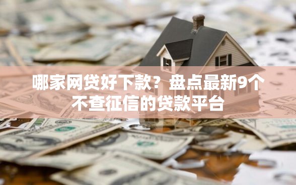哪家网贷好下款？盘点最新9个不查征信的贷款平台