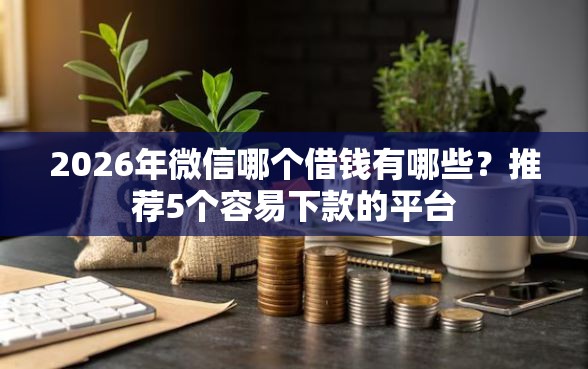 2026年微信哪个借钱有哪些？推荐5个容易下款的平台