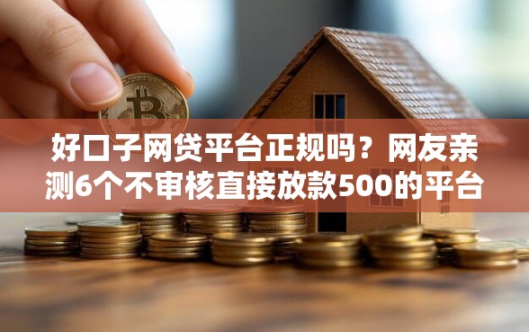 好口子网贷平台正规吗？网友亲测6个不审核直接放款500的平台盘点