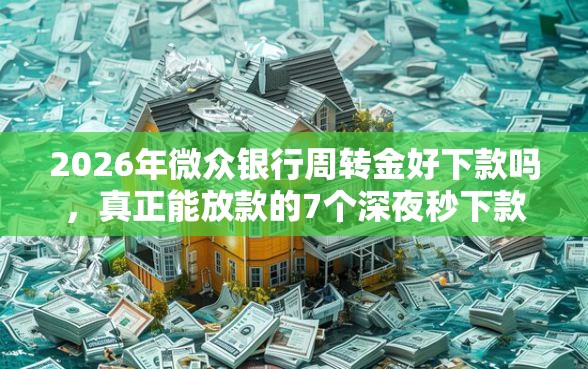 2026年微众银行周转金好下款吗,真正能放款的7个深夜秒下款的口子推荐 2026年微众银行周转金好下款吗,真正能放款的7个深夜秒下款的口子推荐