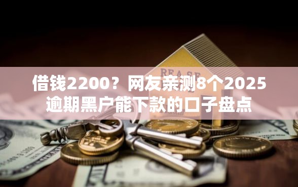 借钱2200？网友亲测8个2025逾期黑户能下款的口子盘点