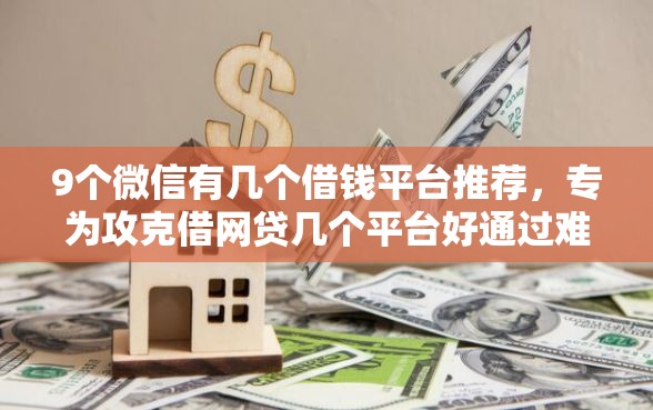 9个微信有几个借钱平台推荐，专为攻克借网贷几个平台好通过难题
