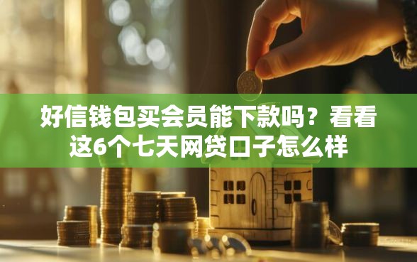 好信钱包买会员能下款吗？看看这6个七天网贷口子怎么样