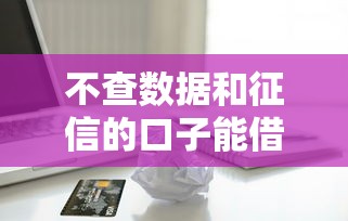 不查数据和征信的口子能借到钱吗？5千元无门槛借款8个平台推荐