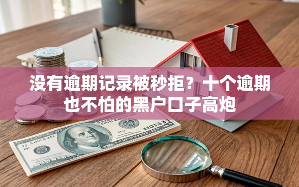 没有逾期记录被秒拒？十个逾期也不怕的黑户口子高炮