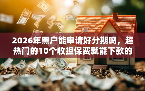2026年黑户能申请好分期吗,超热门的10个收担保费就能下款的口子推荐 2026年黑户能申请好分期吗,超热门的10个收担保费就能下款的口子推荐