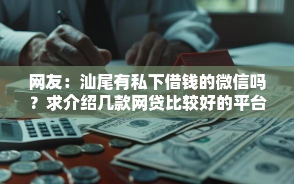 网友:汕尾有私下借钱的微信吗?求介绍几款网贷比较好的平台 网友:汕尾有私下借钱的微信吗?求介绍几款网贷比较好的平台