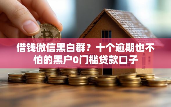 借钱微信黑白群？十个逾期也不怕的黑户0门槛贷款口子