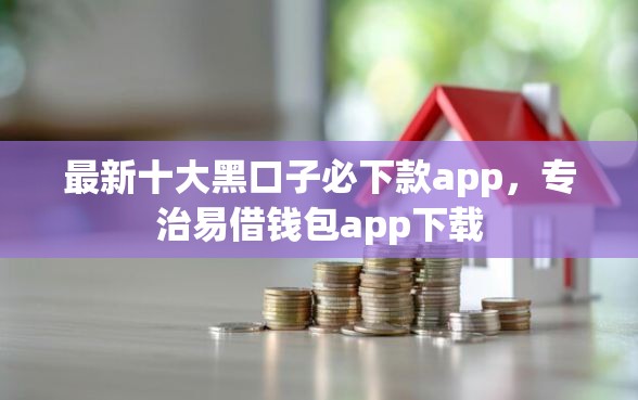 最新十大黑口子必下款app，专治易借钱包app下载
