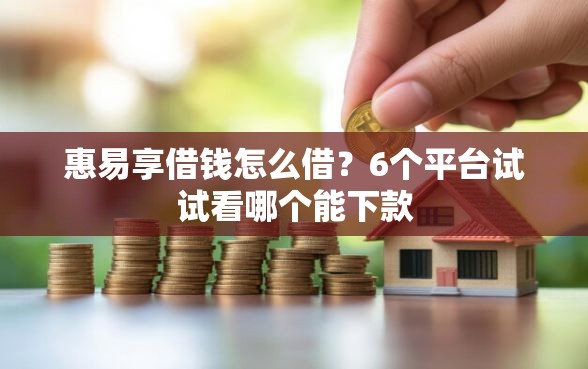 惠易享借钱怎么借?6个平台试试看哪个能下款 惠易享借钱怎么借?6个平台试试看哪个能下款