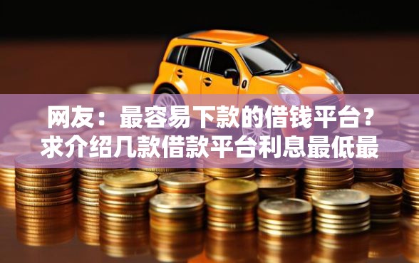 网友：最容易下款的借钱平台？求介绍几款借款平台利息最低最正规放款最快