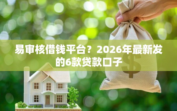 易审核借钱平台？2026年最新发的6款贷款口子