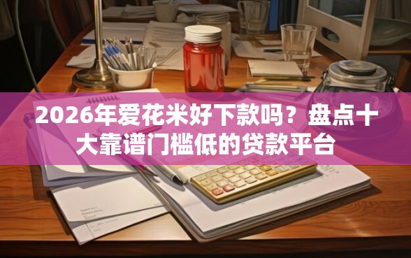 2026年爱花米好下款吗？盘点十大靠谱门槛低的贷款平台