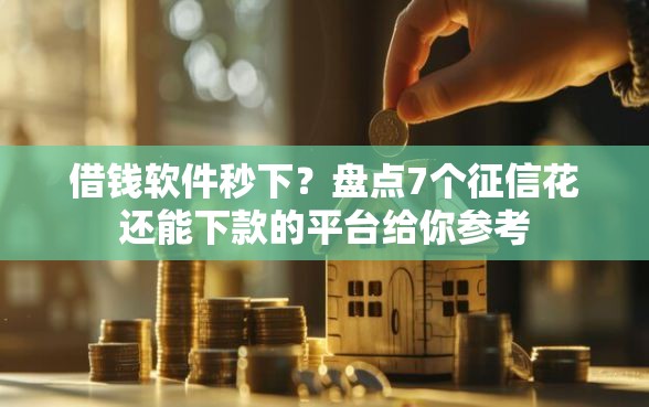 借钱软件秒下？盘点7个征信花还能下款的平台给你参考