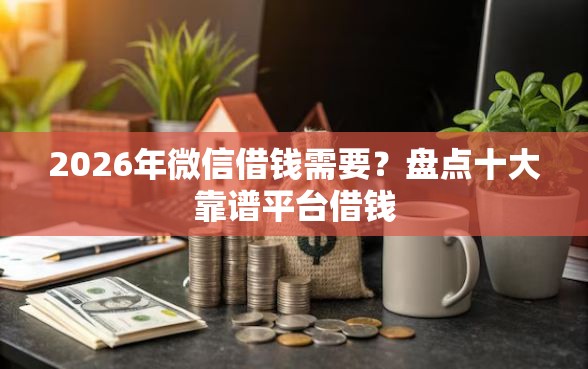 2026年微信借钱需要？盘点十大靠谱平台借钱