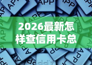 2026最新怎样查信用卡总是被拒，总结十个黑户也能下款的软件！