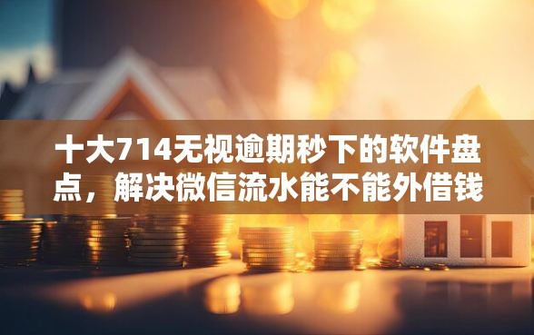 十大714无视逾期秒下的软件盘点，解决微信流水能不能外借钱的问题