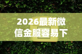 2026最新微信金服容易下款，总结十个芝麻信用可以借钱的app！